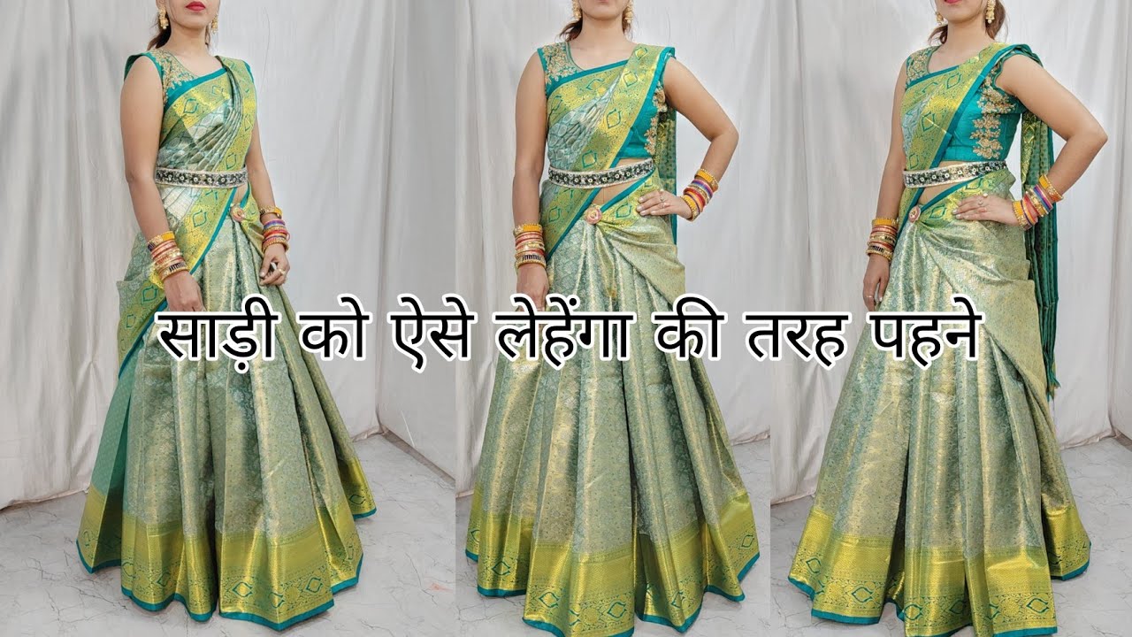 Wedding And Party Silk Stylish Saree Gown, 5.2 M at Rs 5000/piece in Nagpur  | ID: 18584151748